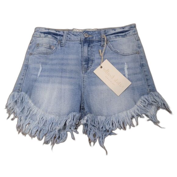 Altar'd State Women's Denim Jean Shorts Size 26/3 NWT - Picture 1 of 3